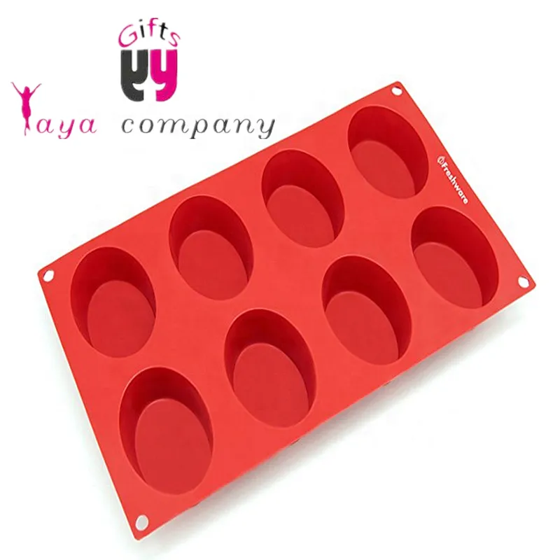 Factory direct selling wholesale Silicone soap molds with round rectangle sharp for soap molds