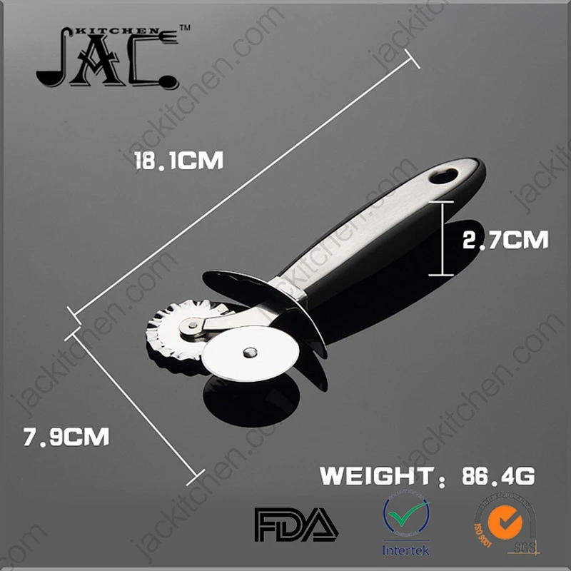 Pizza Cutter Double Edge Pizza Slicer for Kitchen Restaurant