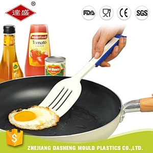 Best price frying ladle plastic stainless steel kitchen fish egg spatula