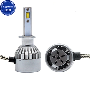 LIGHTECH 36w 3800lm Cob Car Motorcycle Led Headlight Kit 3000k 6000k Dual Color Car