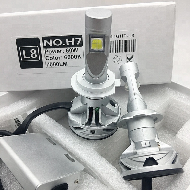 H7 LED headlight bulb KIT 7000lm 6000K Cool White XHP70 led lamp
