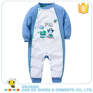 Hot sale newborn baby clothes100% cotton sleepwear fashion baby romper