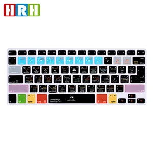 hot sale 2018 Logic Pro X Functional Silicone Keyboard Russian Skin laptop skin covers For Macbook Pro 13 Retina for mac pro 15