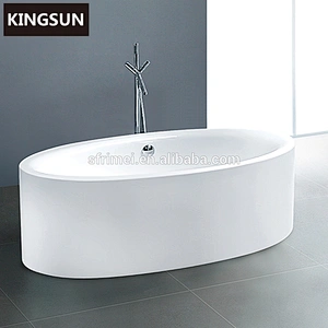 Bath Indoor Portable Small Freestanding Oval Bath Tub