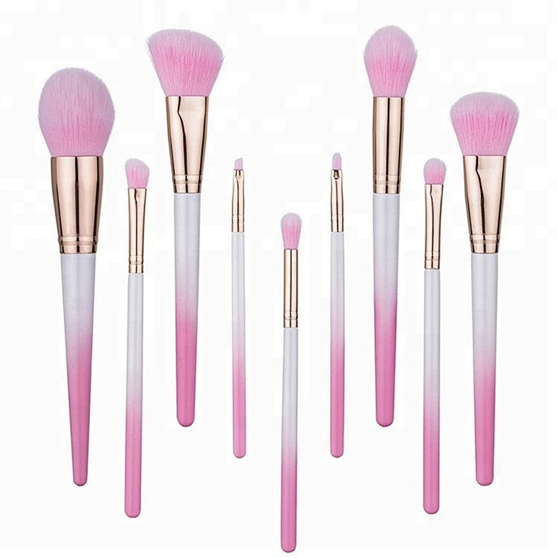 Best Selling Products Custom Logo Maquillaje 9pcs Makeup Brush Set Cosmetics