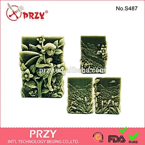 Angel shaped decorative silicone soap and candle mold