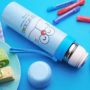 ECO friendly vacuum flask with food grade pp 304 stainless steel cups for kids
