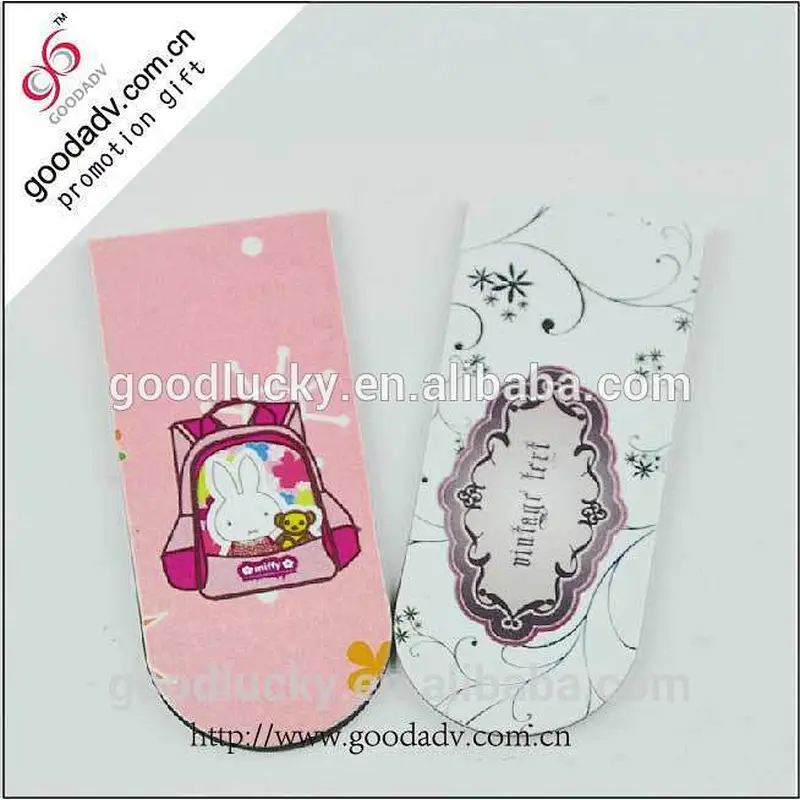 Custom logo magnetic bookmark for promotion gifts