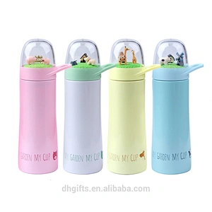 2018 New Style OEM Vacuum Mug Stainless Steel Vacuum Flask Water Bottle with Creative Micro World Cover