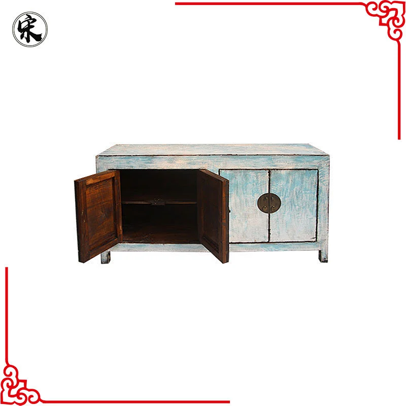 chinese antique reproduction solid wood pine lacquer oriental furniture