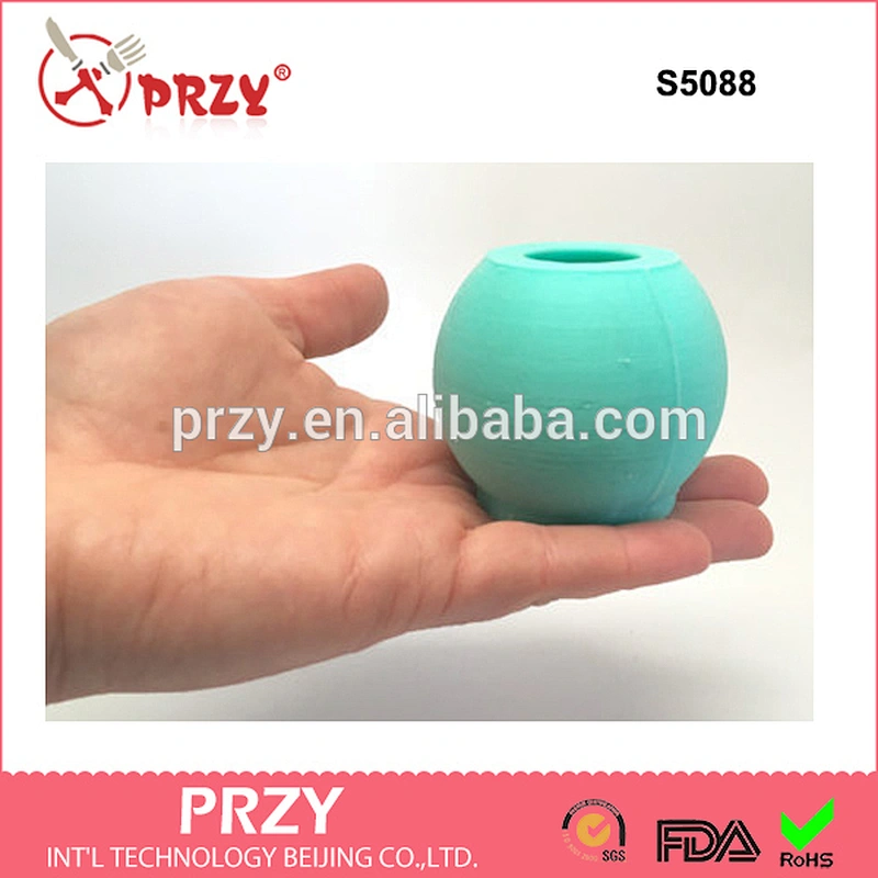 S5088 Sphere Planter Mold - Silicone - Geometric Mold - Cast Concrete-Resin-Wax-Soap