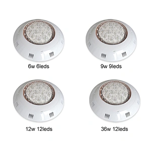 New Design Portable Wall Mounted PC Cover 36W RGB led swimming pool lighting