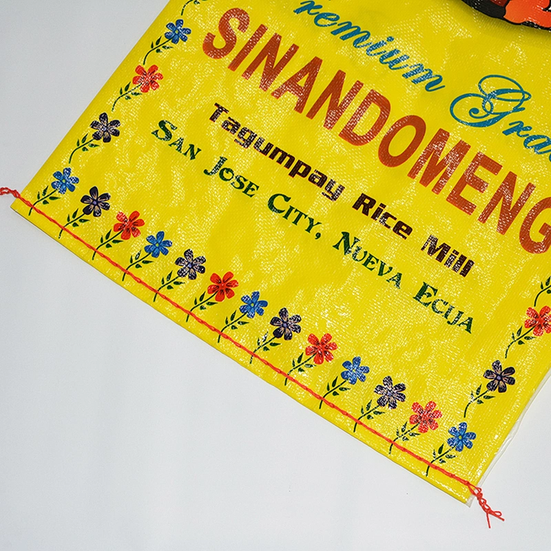 wholesale 10kg pp woven basmati rice packing bag