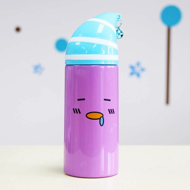 Wholesale Price Water Bottle Cute Sleeping Hat 304 Stainless Steel Vacuum Flask Customized Logo Vacuum cup for Children