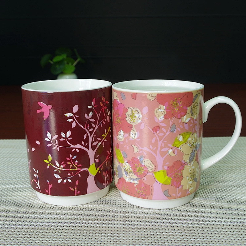 The best selling discolored ceramic cup coffee mug with logo custom