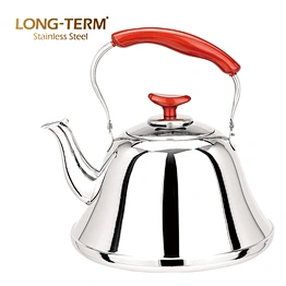 L33030101独特设计彩色电木手柄炉顶茶壶与口哨