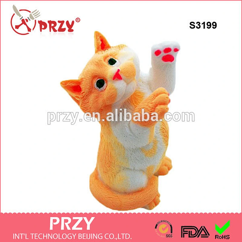 S3199 Animal 3d Soap for Kids Silicone 3d cat Flexible Resin Mold