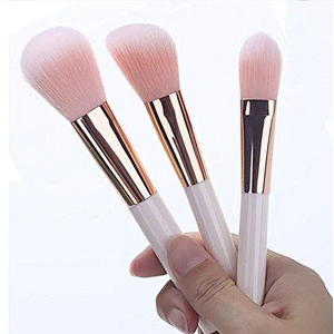 9pcs Professional Synthetic Hair Kabuki Makeup Brush Set with Case