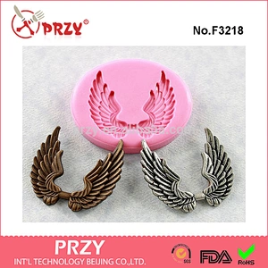 F3218 Wings Flexible Silicone Mold Mould Polymer Clay Resin Wax Jewelry