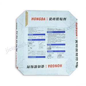 25kg block bottom stand up 3 layer kraft paper with lining bag for cement,wall putty,dry mortar,gypsum
