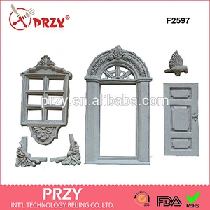 F2597 WINDOW and DOOR shape silicone mold / Sugarcraft Cake Decorating Fondant / fimo mold