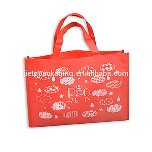 standard size non woven shopping bag printing matte with handle
