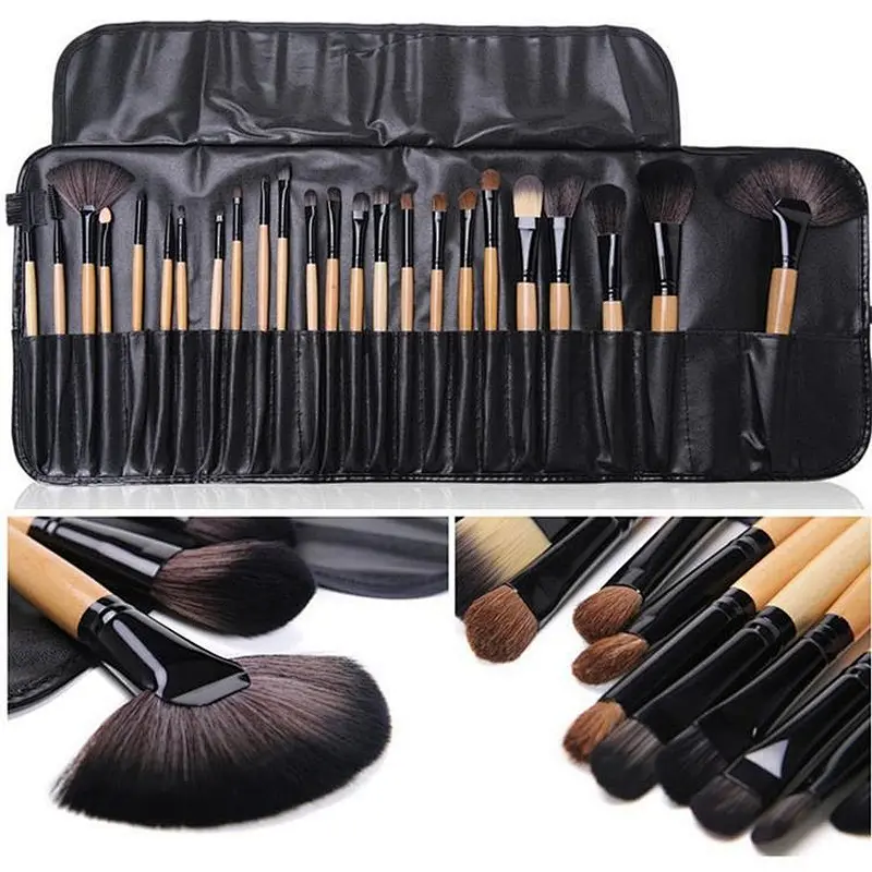 24pcs makeup brush set professional cosmetics tools synthetic brush set