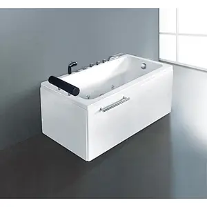 China Whirlpool Portable Steel Massage Acrylic Ivory Bathtub