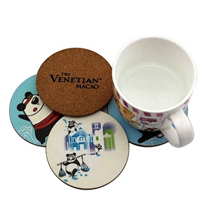 Fashion mdf placemats and coasters for Bar Accessory Home Decoration