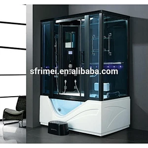 Bathroom Mirror Cabinet Luxury Acrylic Steam Shower Room With Massage Bathtub