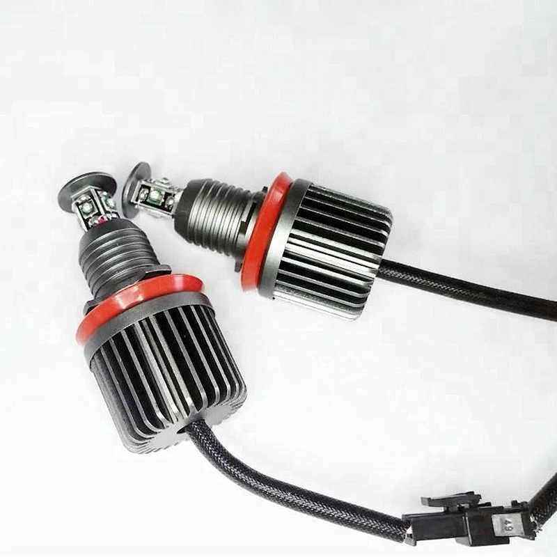 Lightech E92 40W H8 Blue White LED Angel Eyes fog light for BMW