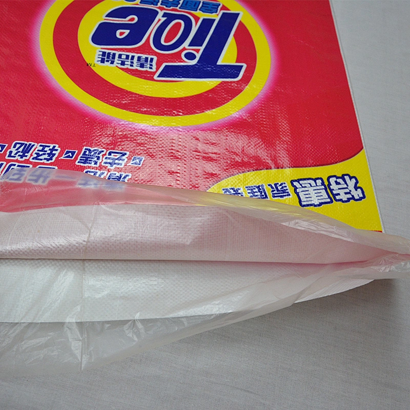 Top sale 20kg plastic design printing and laminated pp woven detergent packaging bag