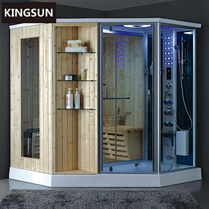 K-7122 Modern Design Portable Change Room Sauna Shower Combination