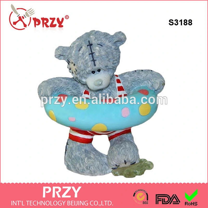 S3188 3d Flexible Resin Mold Teddy Bear Range 3d Silicon Mold Teddy Bear is going to Float 3d Food Grade Mold for Chocolate