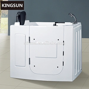 Portable Handicapped Walk In Tub Shower Combo With Seat