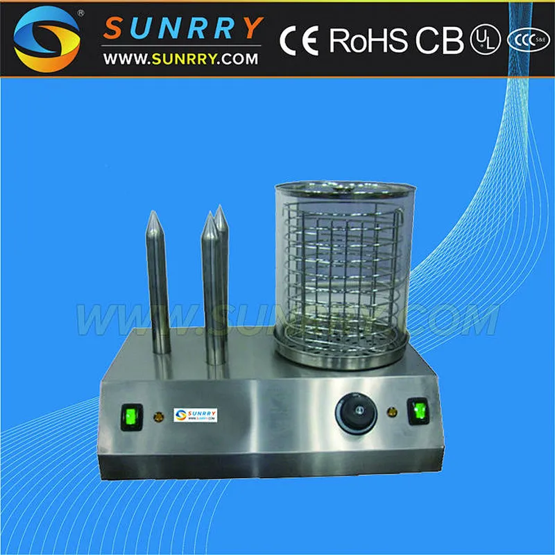Electric hot dog vending machines with hot dog warmer waffle maker (SUNRRY SY-HDTW)