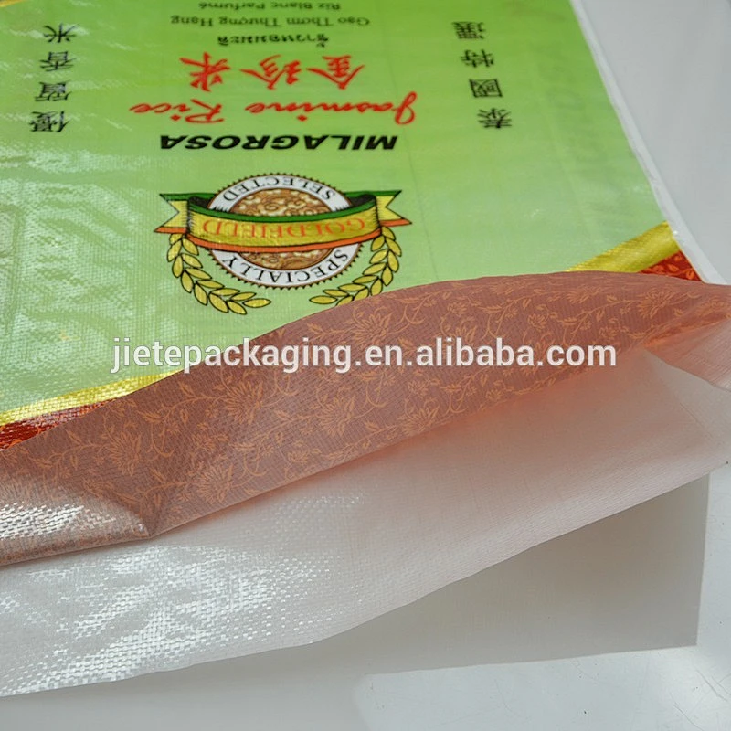 Video, Gravure printing plastic pp woven rice, flour, potato starch bag for packing 20kg 25kg