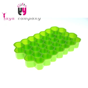 Kitchen Accessory Wholesale Custom Honeycomb Silicone Ice Cube Tray