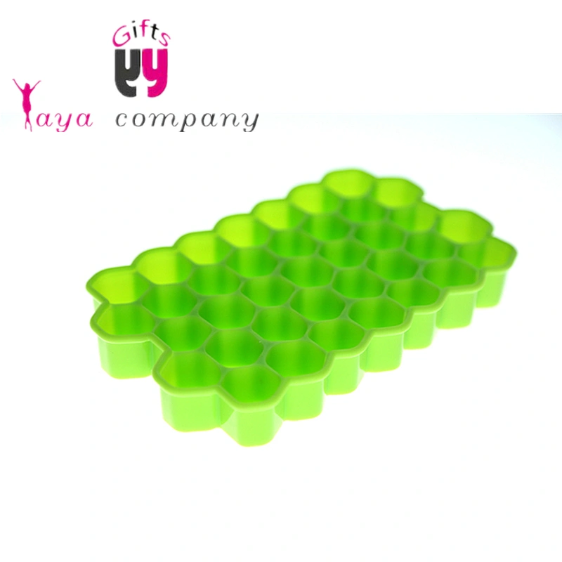 Kitchen Accessory Wholesale Custom Honeycomb Silicone Ice Cube Tray