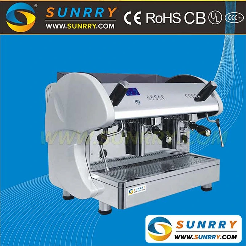 Semi-automatic double head turkish expresso machine with CE Approved
