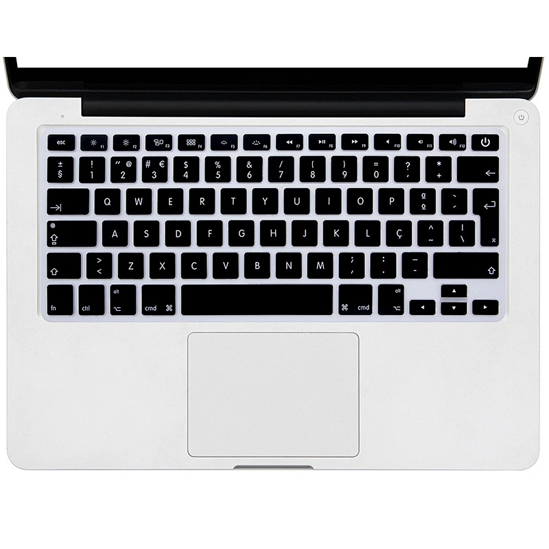 Portuguese language keyboard covers Custom Silicone 101inch keyboard protector For macbook pro laptop 13 Cover EU Version