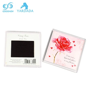 Wholesale high quality souvenir products personalized photo frame fridge magnet
