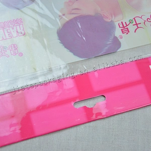 Transparent plastic clothes packaging bag with self-adhesive for toys, supermarkets, gifts