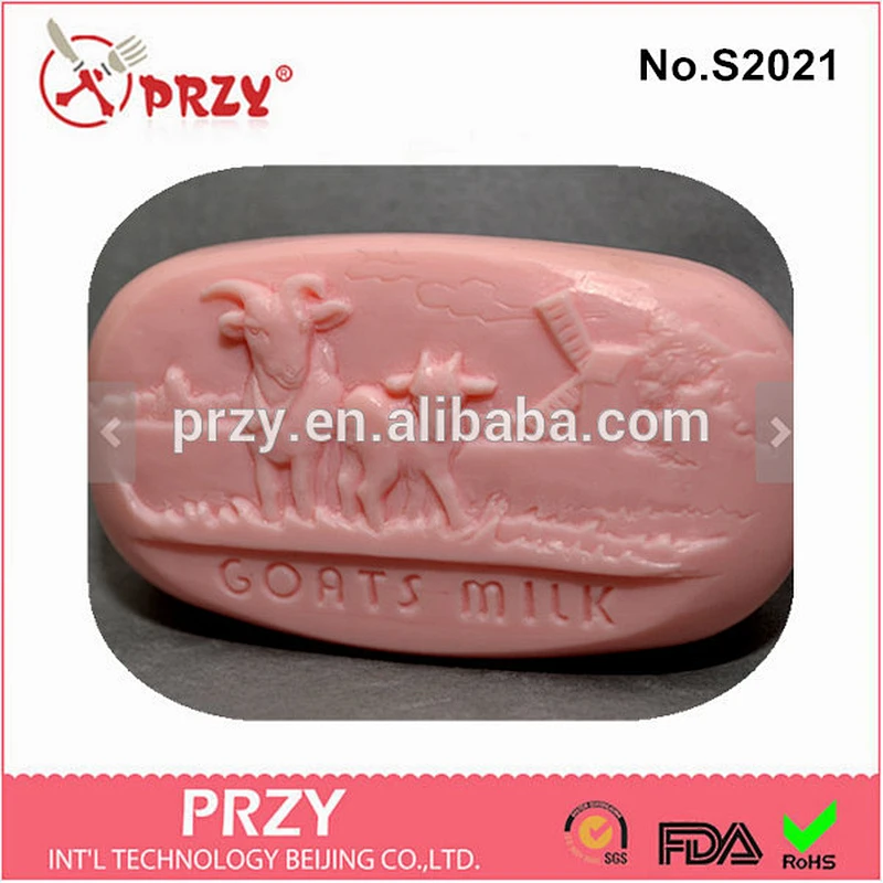 Goats loaf soap mold,Foctory wholesale food safe silicone mold