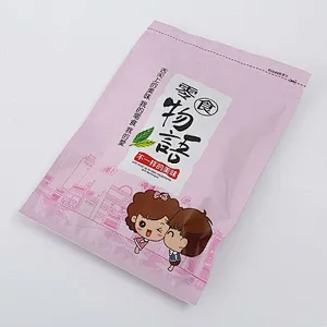 Custom wholesale pink ,blue snacks package