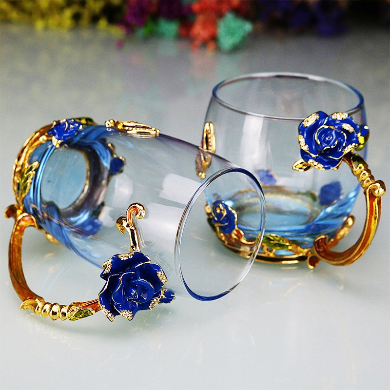 2019 luxury glass coffee cup 3d souvenir mug glass tumbler