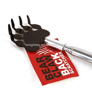Comfortable black bear claw back scratcher - extendable