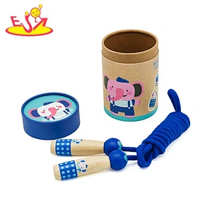 2019 Best quality speed wooden children jump rope for wholesale W01A328