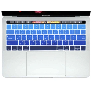 Silicone Rainbow Korean Keyboard Protective Film laptop keyboard cover for Macbook New Pro 13