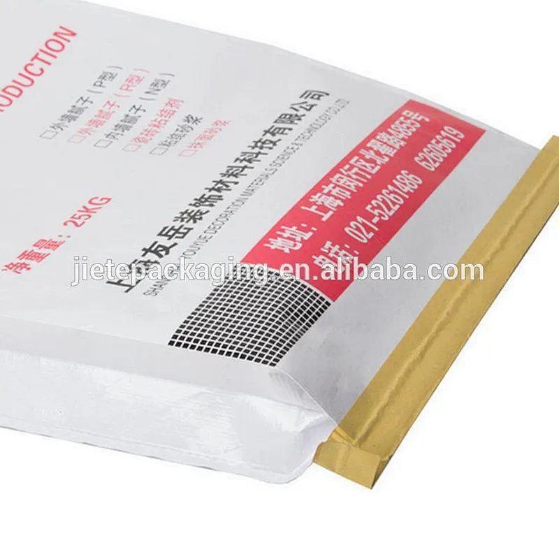 High quality 20kg 25kg pp woven bag of cement